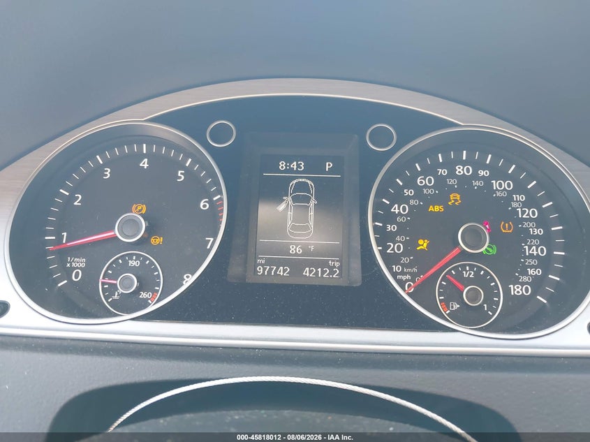 2015 VOLKSWAGEN CC auction photo 7