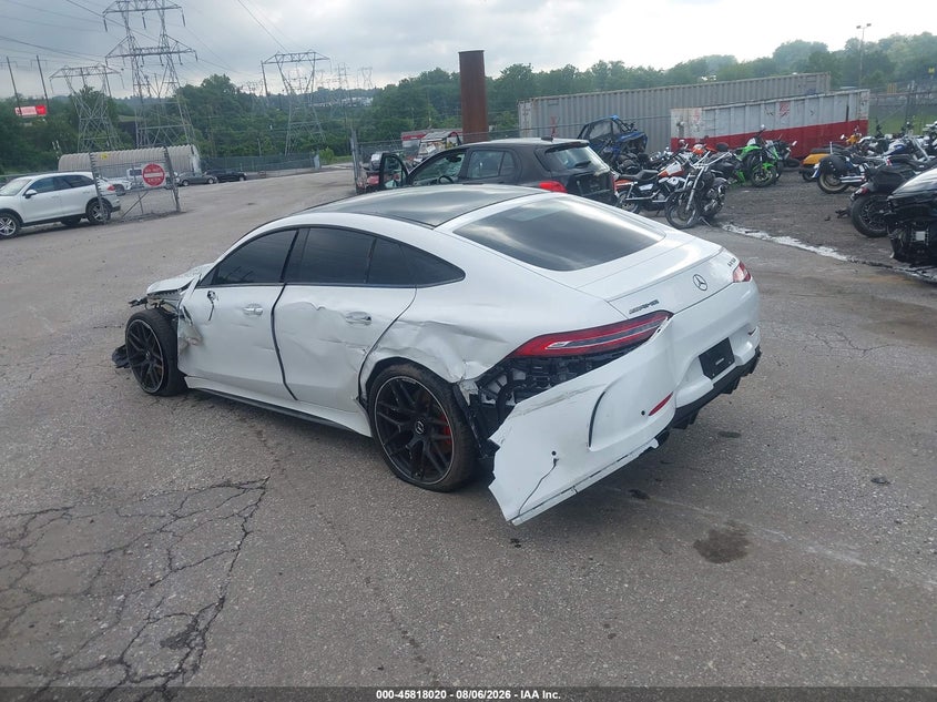 Vin: w1k7x6bbxrv001688, lot: 46316901, mercedes-benz amg gt 53 4-door coupe 20243