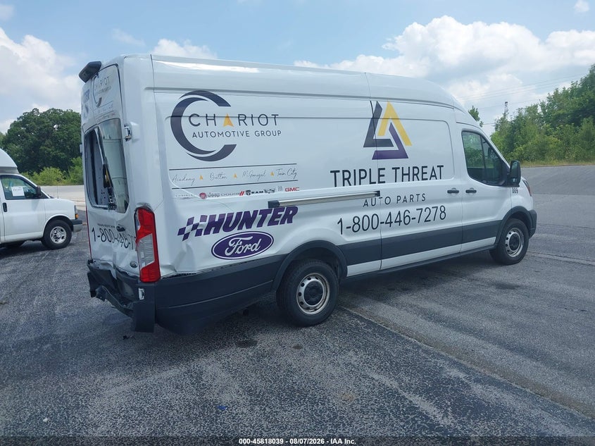 Vin: 1ftbr3x8xpka46218, lot: 46316920, ford transit-250 cargo van 20234