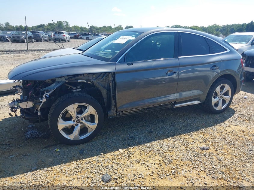 Vin: wa15aafy0p2149863, lot: 46316933, audi q5 sportback premium plus 45 tfsi s line quattro s tronic 20232