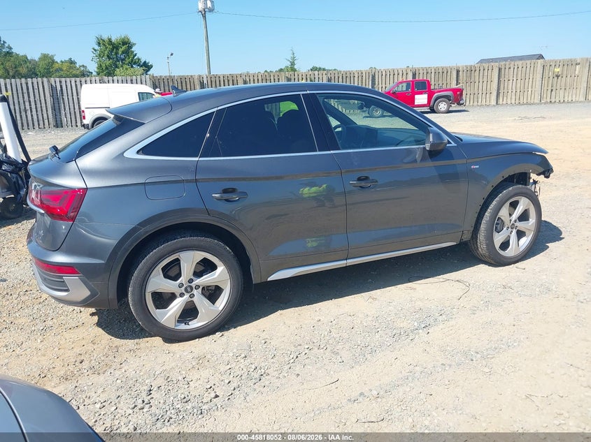 Vin: wa15aafy0p2149863, lot: 46316933, audi q5 sportback premium plus 45 tfsi s line quattro s tronic 20234