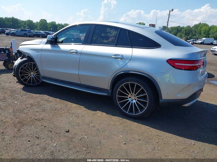 Vin: 4jged6eb6ga044141, lot: 46316937, mercedes-benz gle 450 amg coupe 4matic 20163