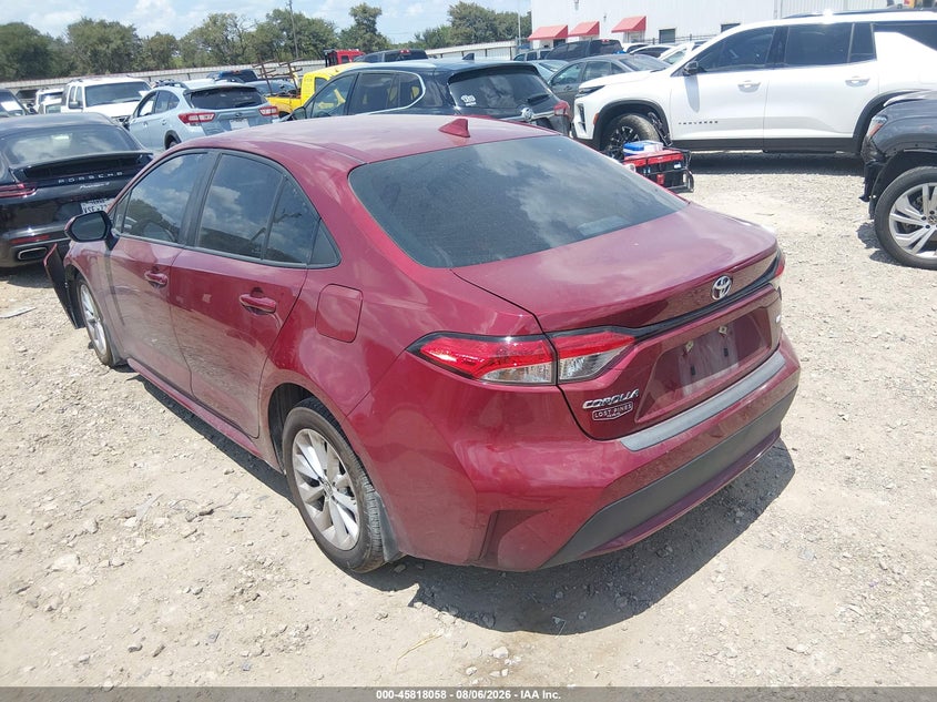 Vin: 5yfvpmae8np331280, lot: 46316939, toyota corolla le 20223