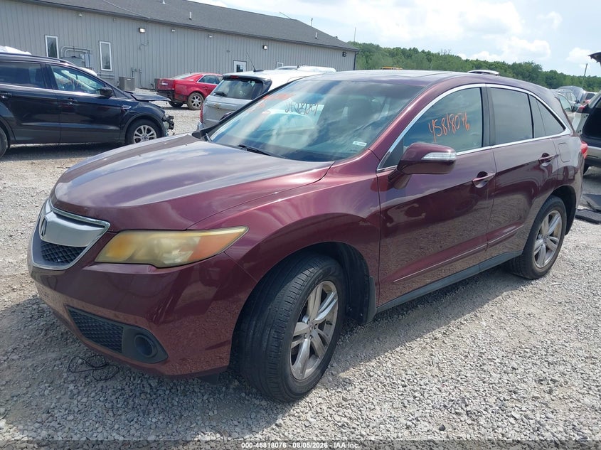 2013 Acura RDX, Звичайний знос, IAAI, VIN 5J8TB4H36DL000832 — фото 2
