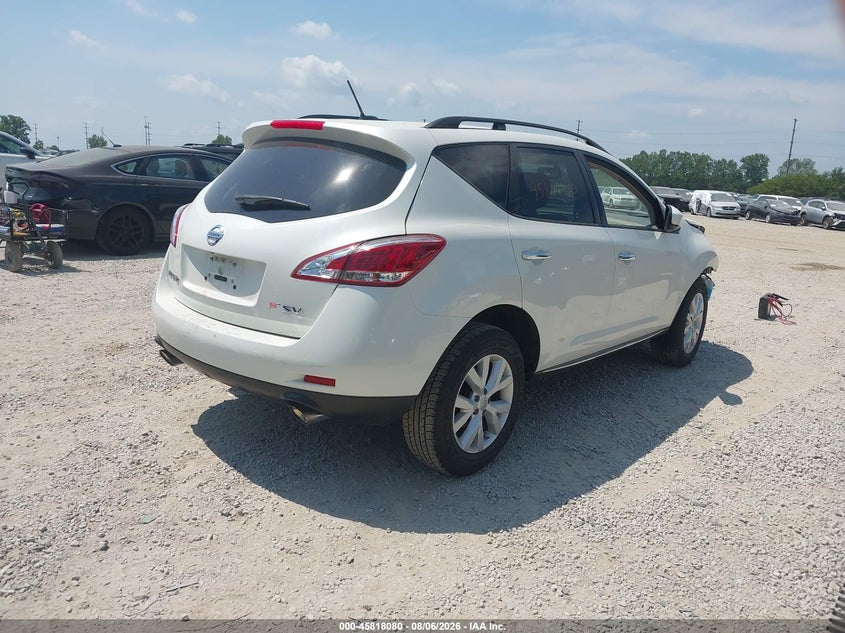 Vin: jn8az1mu0ew422338, lot: 46316961, nissan murano sv 20144