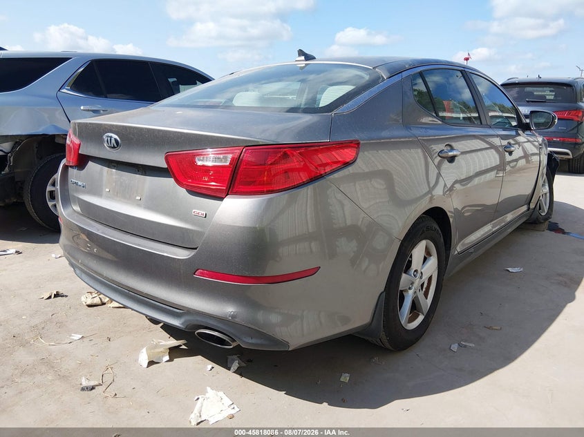 Vin: 5xxgm4a71eg343136, lot: 46316967, kia optima lx 20144