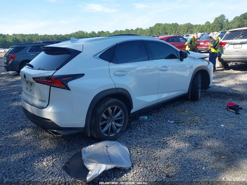 Vin: jtjsarbz4m5024040, lot: 46316969, lexus nx 300 f sport 20214