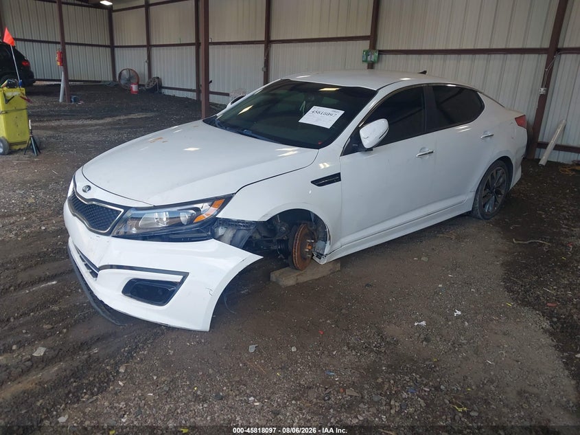 Vin: 5xxgr4a74fg360581, lot: 46316978, kia optima sx 20152