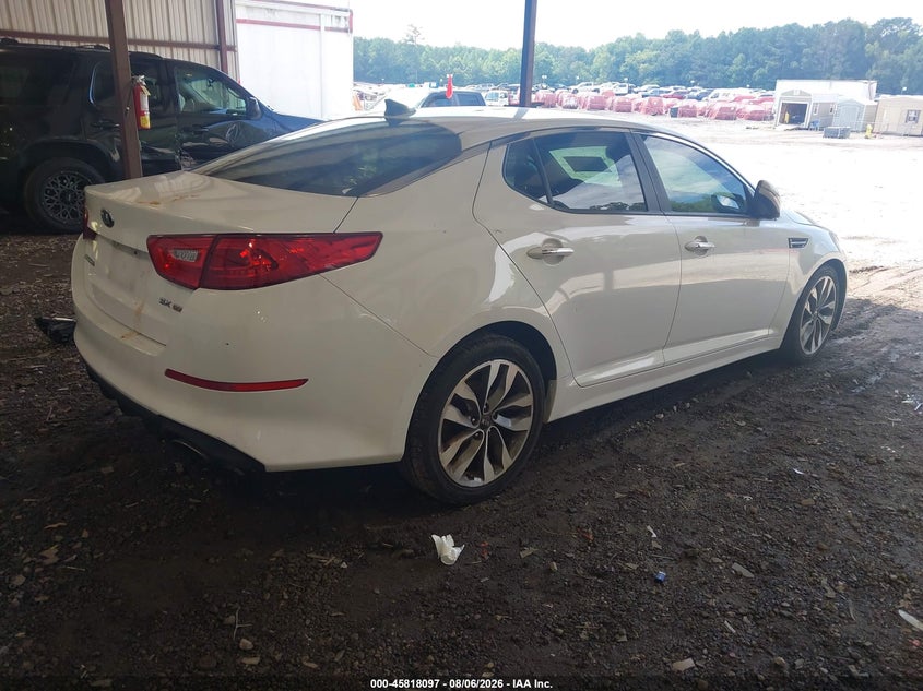 Vin: 5xxgr4a74fg360581, lot: 46316978, kia optima sx 20154