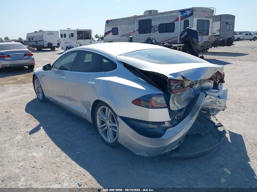 2015 TESLA MODEL S auction photo 3