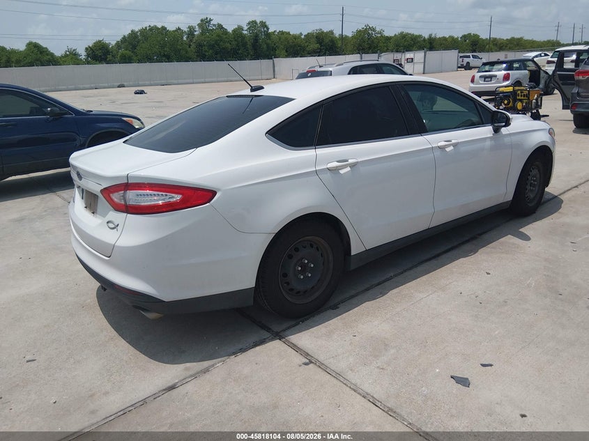 Vin: 3fa6p0g79er259740, lot: 46316985, ford fusion s 20144