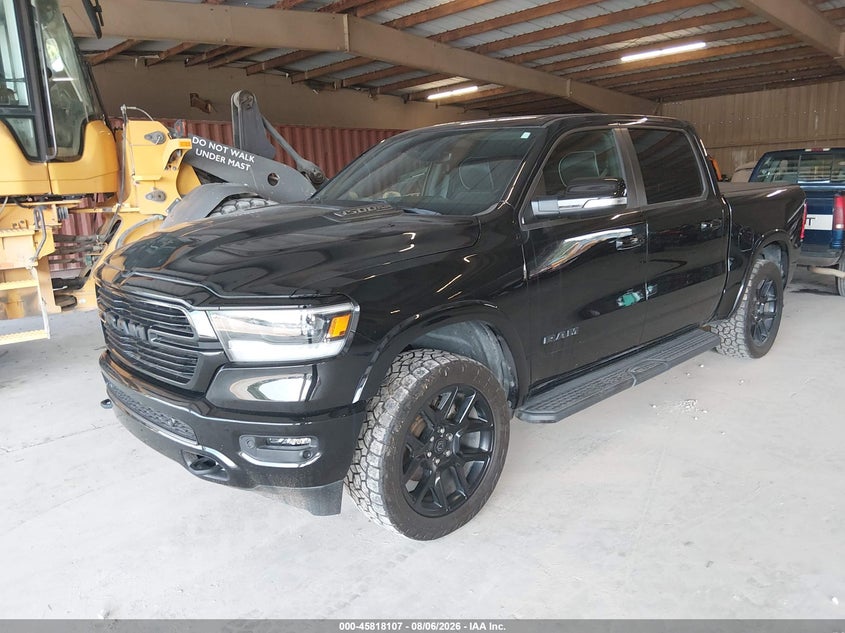 Vin: 1c6srfjt4mn554071, lot: 46316988, ram 1500 laramie  4x4 5'7 box 20212