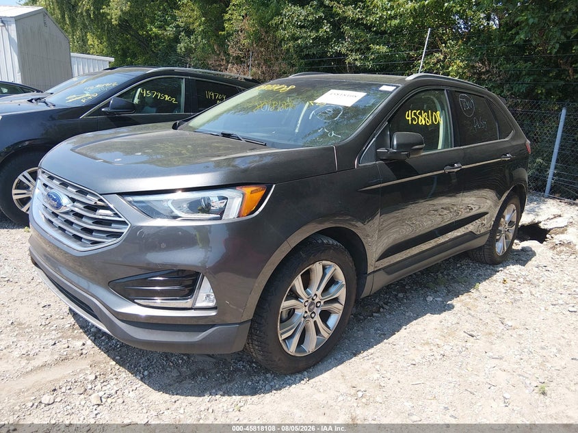 Vin: 2fmpk3k91kbc22615, lot: 46316989, ford edge titanium 20192