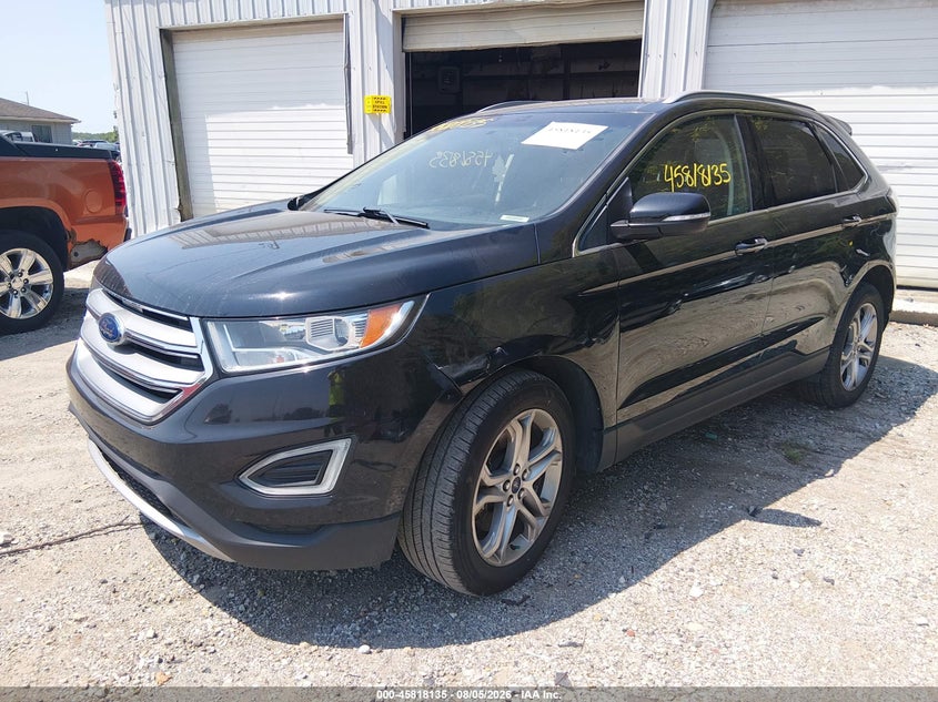 Vin: 2fmpk4k95hbb76284, lot: 46317016, ford edge titanium 20172