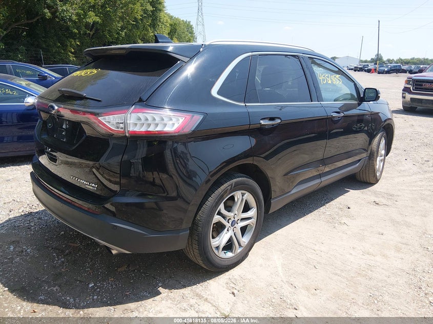 Vin: 2fmpk4k95hbb76284, lot: 46317016, ford edge titanium 20174