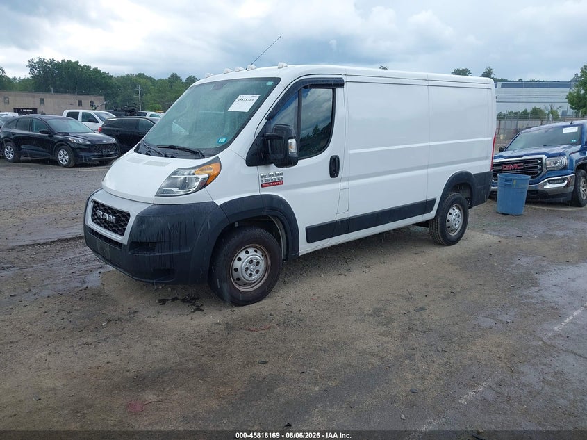 Vin: 3c6trvag7le107786, lot: 46317050, ram promaster 1500 low roof 136 wb 20202