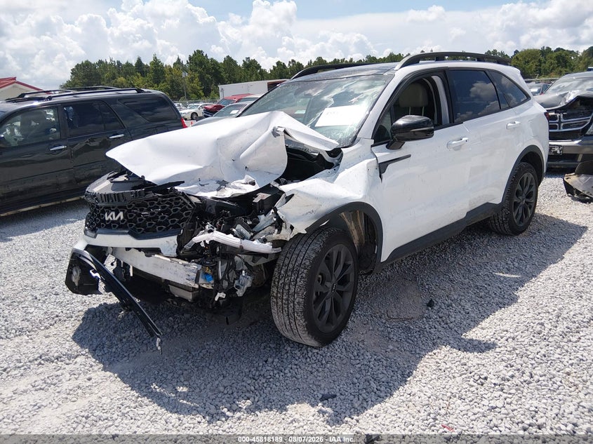Vin: 5xyrhdlf1pg201353, lot: 46317070, kia sorento x-line ex 20232