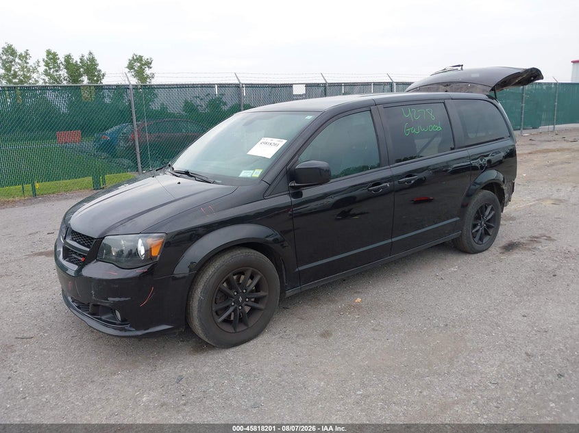 Vin: 2c4rdgeg2kr747280, lot: 46317082, dodge grand caravan gt 20192