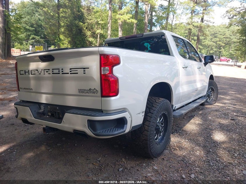 Vin: 3gcuyhel5kg160711, lot: 46317099, chevrolet silverado 1500 high country 20194