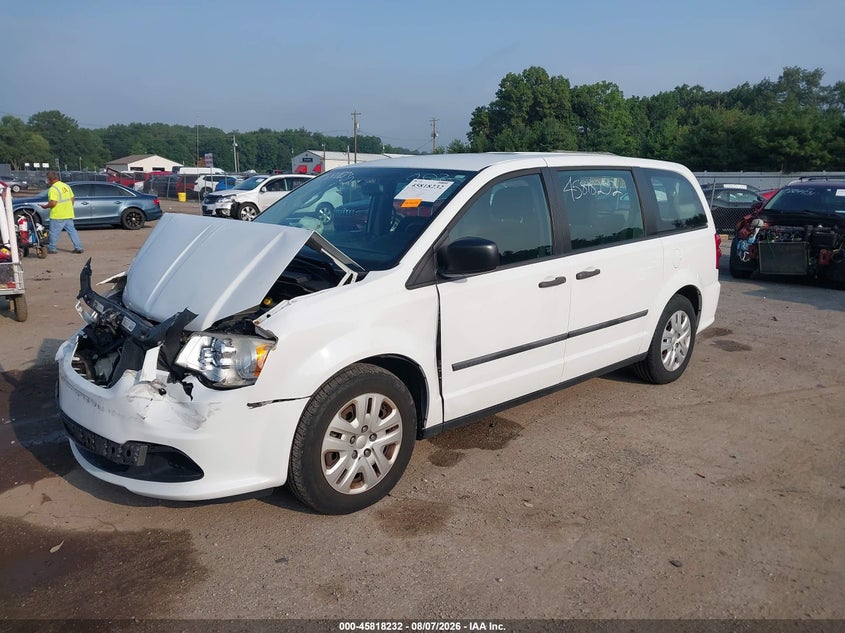 Vin: 2c4rdgbg2er366263, lot: 46317113, dodge grand caravan american value pkg 20142