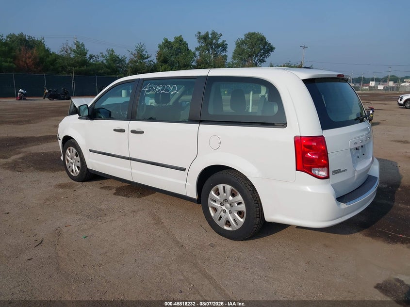 Vin: 2c4rdgbg2er366263, lot: 46317113, dodge grand caravan american value pkg 20143