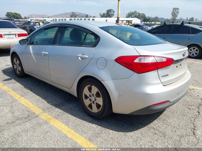 Vin: knafk4a6xf5426124, lot: 46317127, kia forte lx 20153