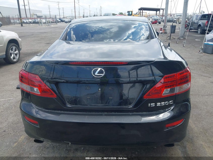 LEXUS IS 250C 2013 VIN JTHFF2C28D2527570