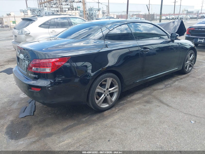 LEXUS IS 250C 2013 VIN JTHFF2C28D2527570