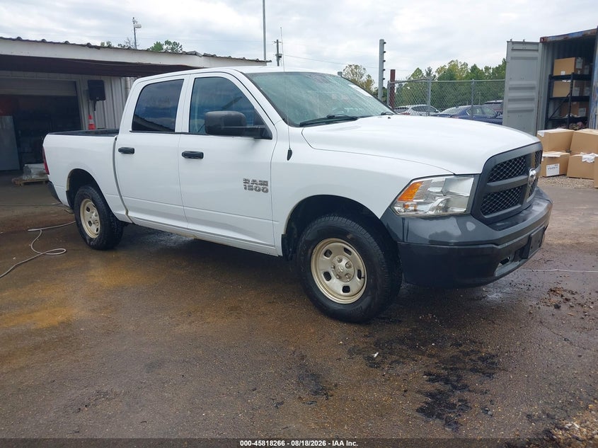 Vin: 1c6rr7kg5js313090, lot: 46317147, ram 1500 tradesman  4x4 5'7 box 20181