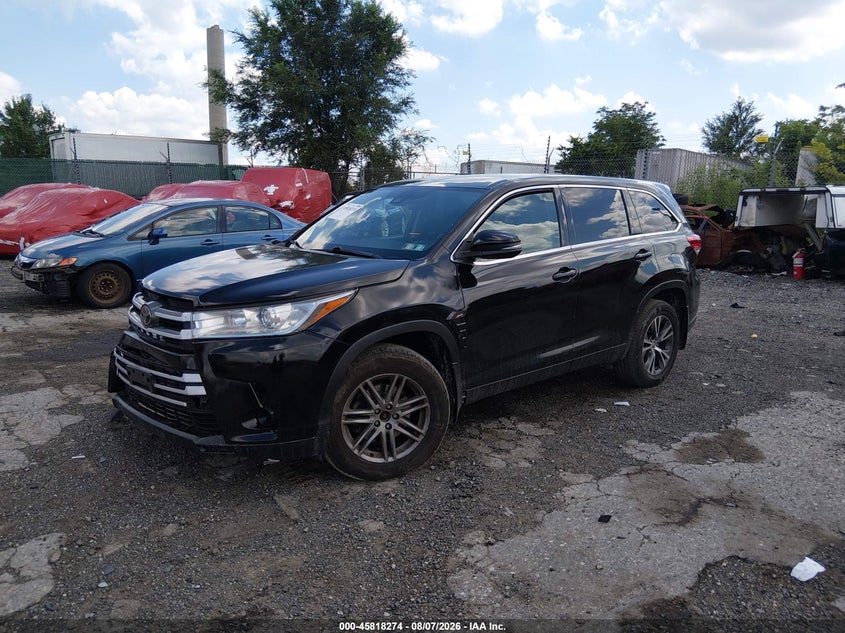 Vin: 5tdbzrfh2hs471690, lot: 46317155, toyota highlander le 20172