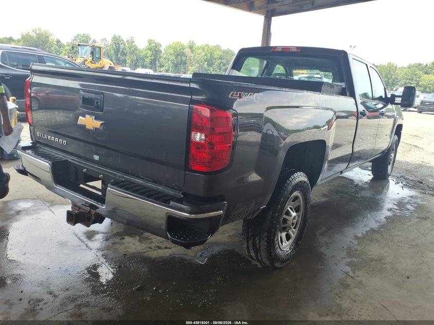 Vin: 1gc4kycb1ff602399, lot: 46317182, chevrolet 3500 4x4 cr 20154