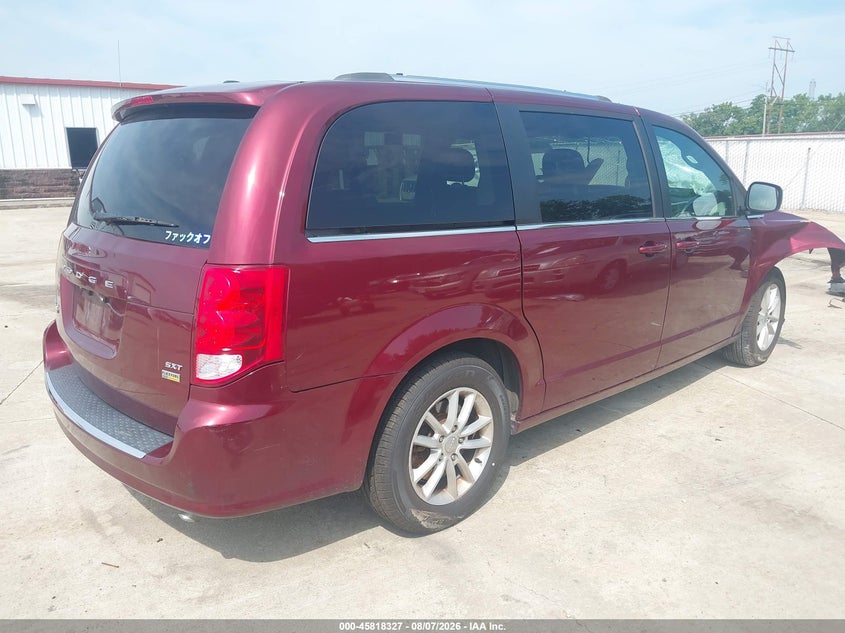 Vin: 2c4rdgcgxjr266615, lot: 46317208, dodge grand caravan sxt 20184