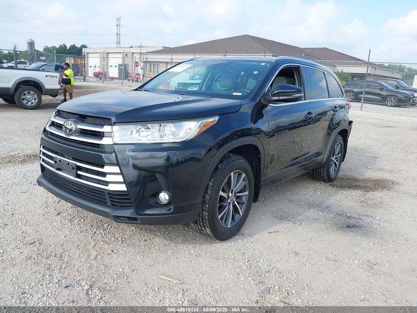 Vin: 5tdjzrfh8hs389961, lot: 46317216, toyota highlander xle 20172