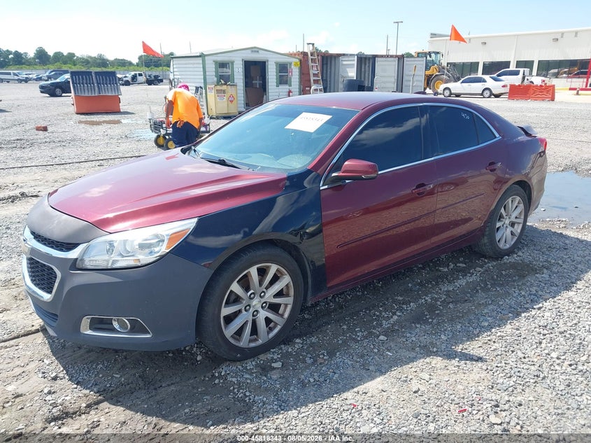 2015 Chevrolet Malibu, Rear, IAAI, VIN 1G11D5SL8FF295392 — photo 2