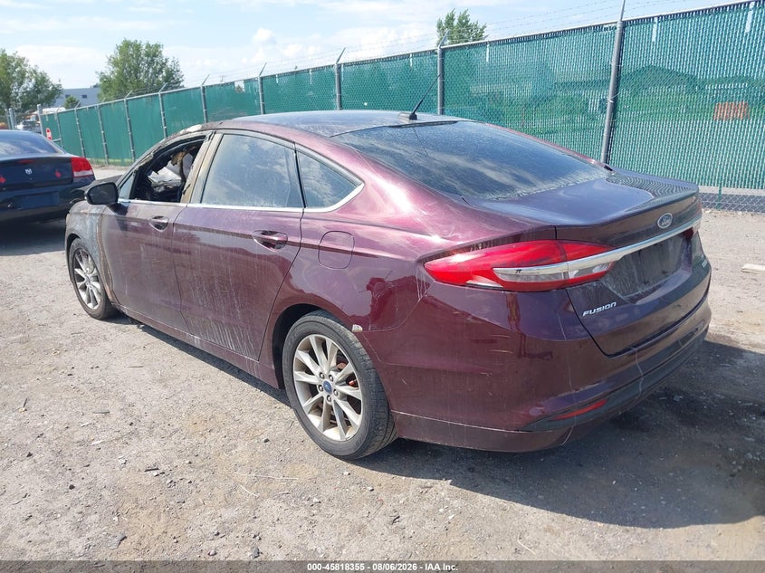 Vin: 3fa6p0hd0hr256993, lot: 46317235, ford fusion se 20173
