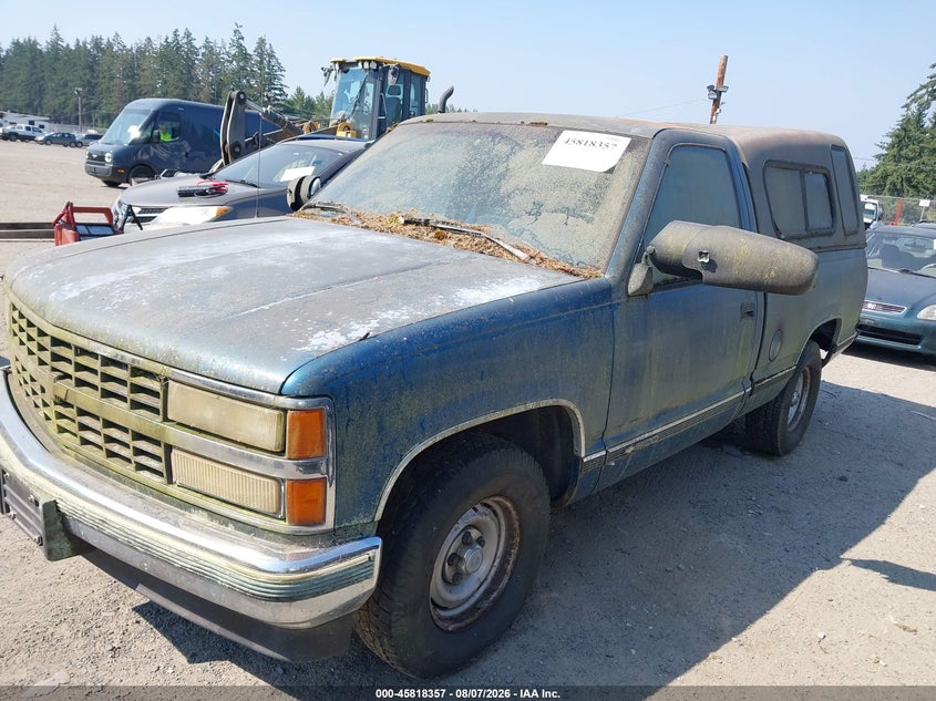 1991 Chevrolet Gmt-400 C1500, Обычный износ, IAAI, VIN 1GCDC14K6MZ168964 — фото 2