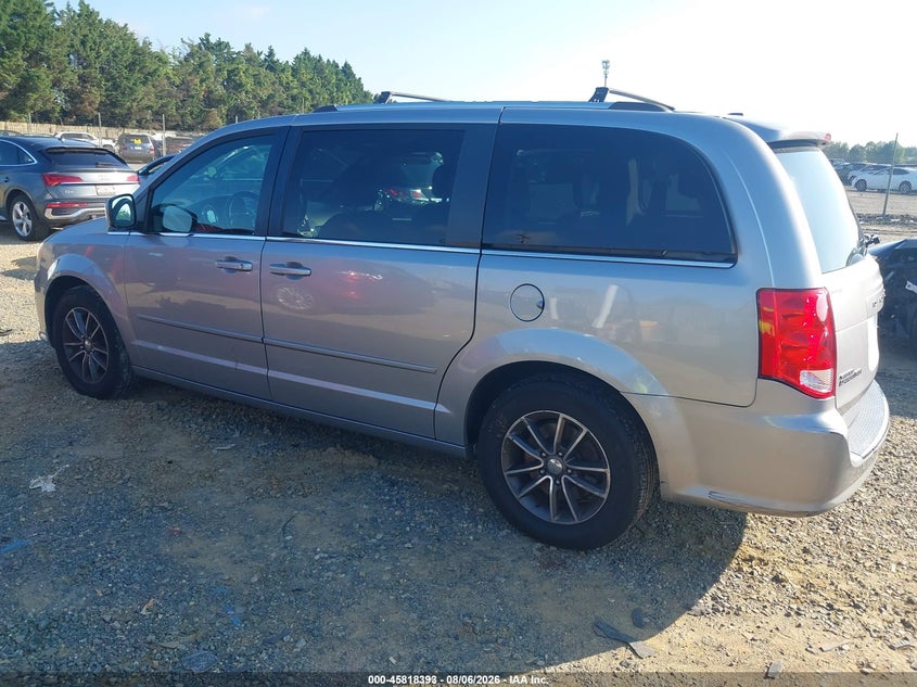 Vin: 2c4rdgcgxhr790535, lot: 46317274, dodge grand caravan sxt 20173