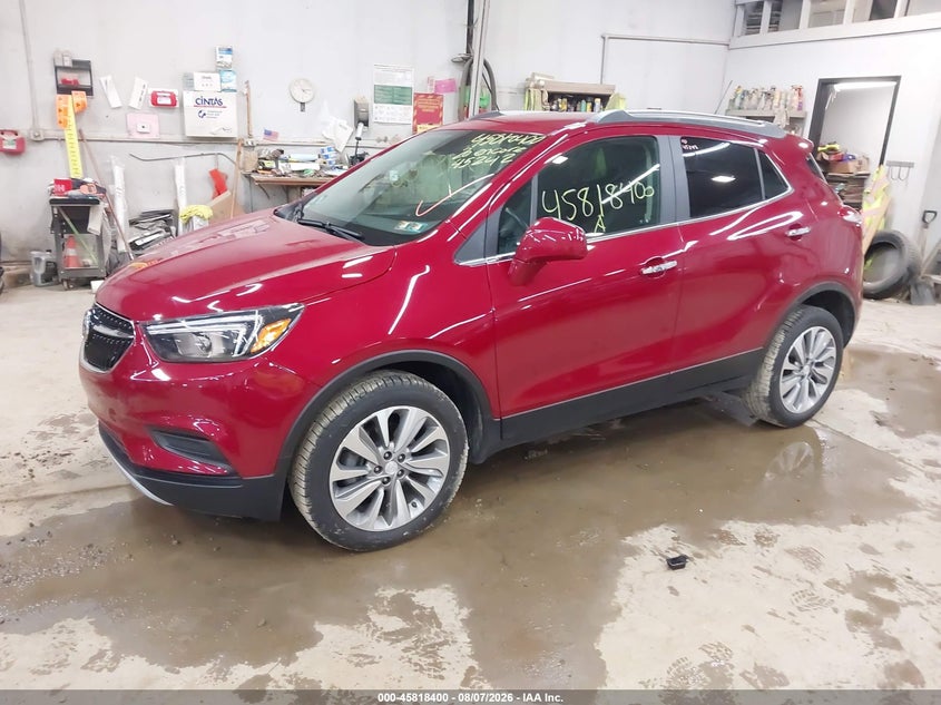 Vin: kl4cjesb5lb031057, lot: 46317281, buick encore awd preferred 20202
