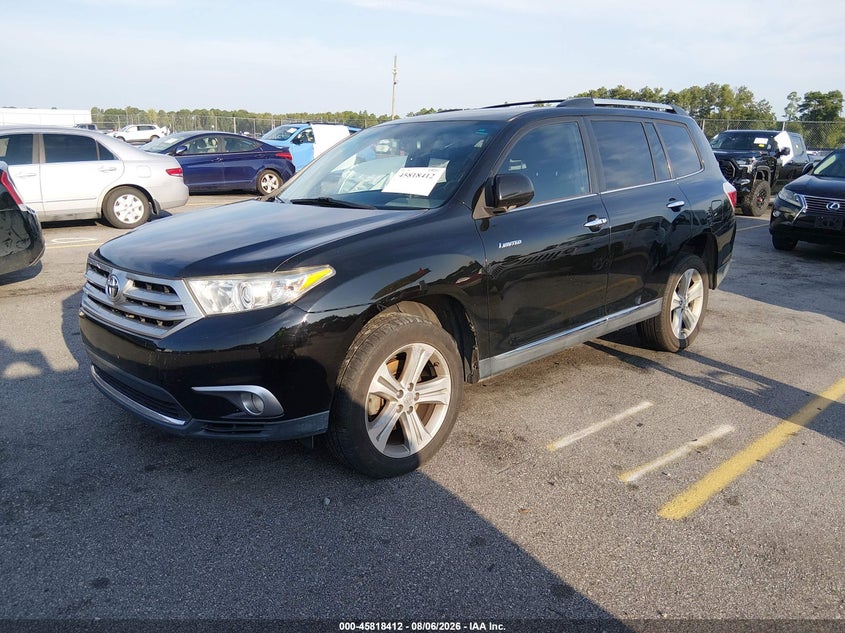 Vin: 5tdyk3eh4bs029997, lot: 46317293, toyota highlander limited v6 20112