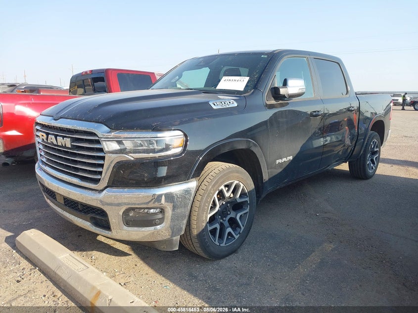 Vin: 1c6srfjp1sn561835, lot: 46317334, ram 1500 laramie  4x4 5'7 box 20252