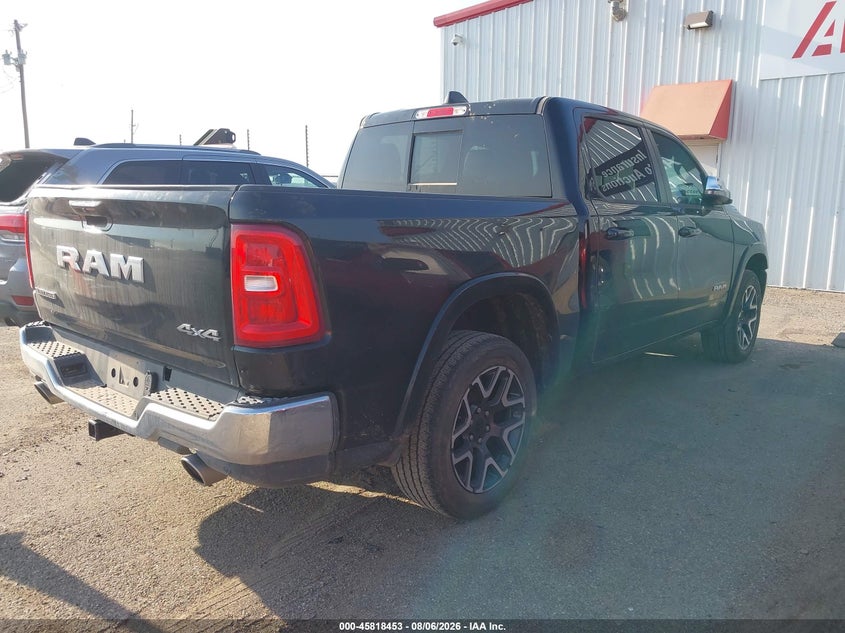 Vin: 1c6srfjp1sn561835, lot: 46317334, ram 1500 laramie  4x4 5'7 box 20254