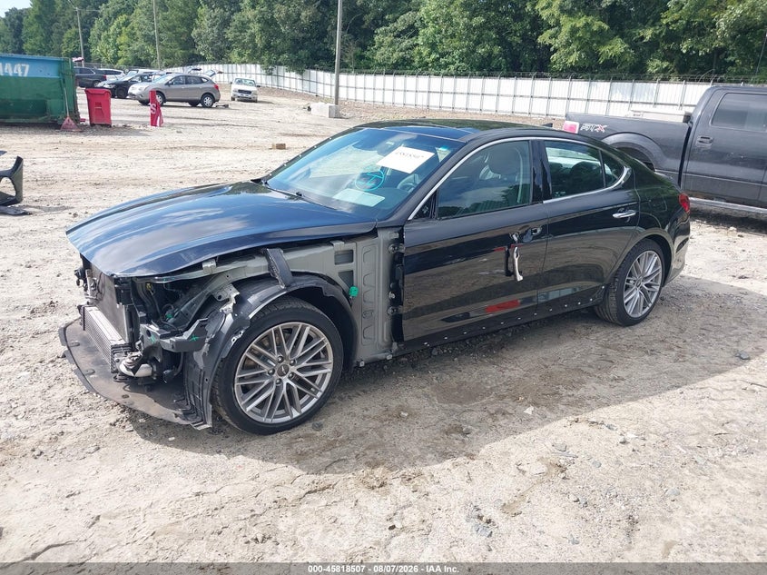 Vin: kmtg34la4lu063778, lot: 46317388, genesis g70 2.0t rwd 20202