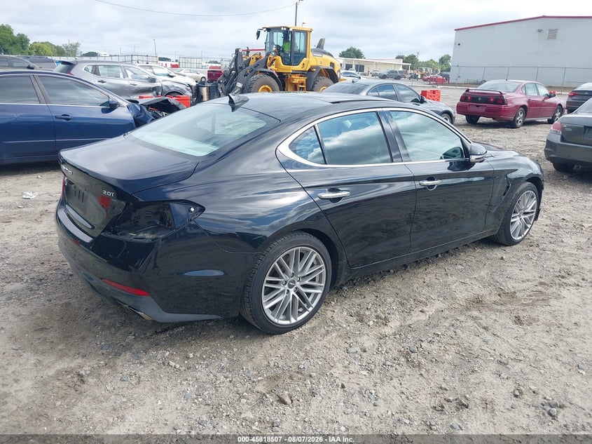Vin: kmtg34la4lu063778, lot: 46317388, genesis g70 2.0t rwd 20204