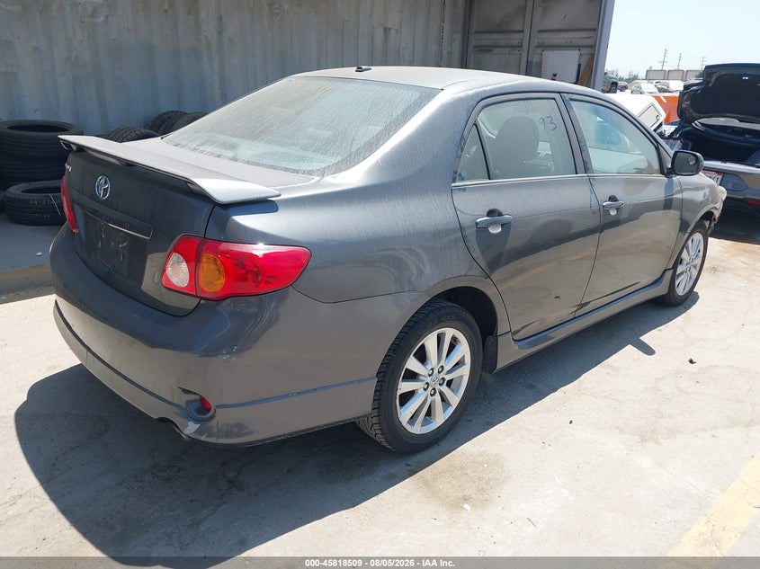 Vin: 1nxbu4ee6az211315, lot: 46317390, toyota corolla s 20104