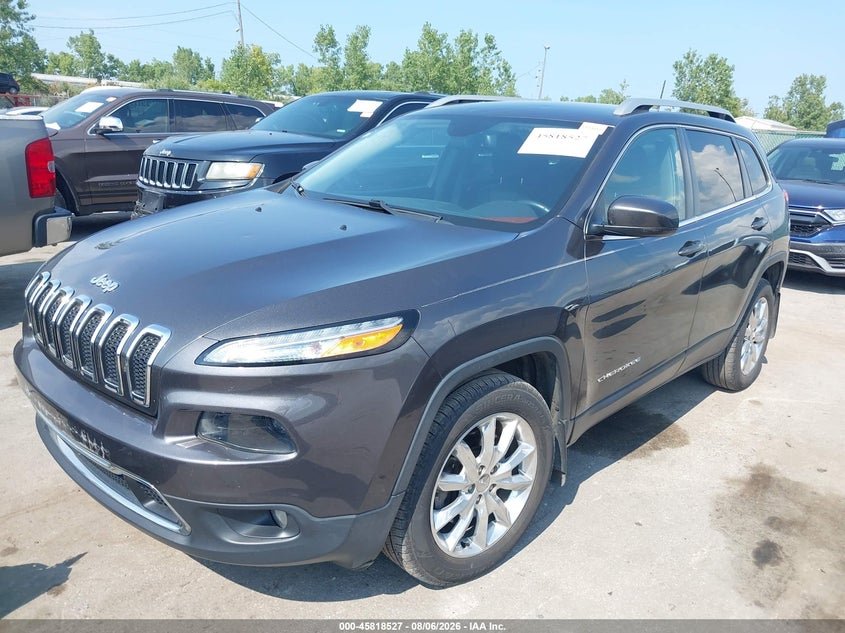 Vin: 1c4pjmds7gw105494, lot: 46317408, jeep cherokee limited 20162