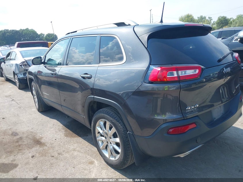 Vin: 1c4pjmds7gw105494, lot: 46317408, jeep cherokee limited 20163