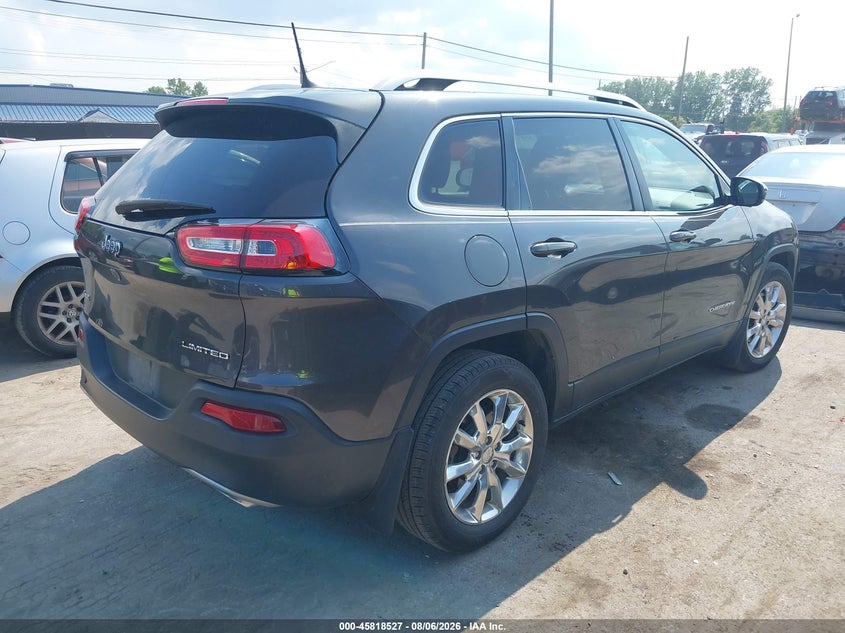 Vin: 1c4pjmds7gw105494, lot: 46317408, jeep cherokee limited 20164