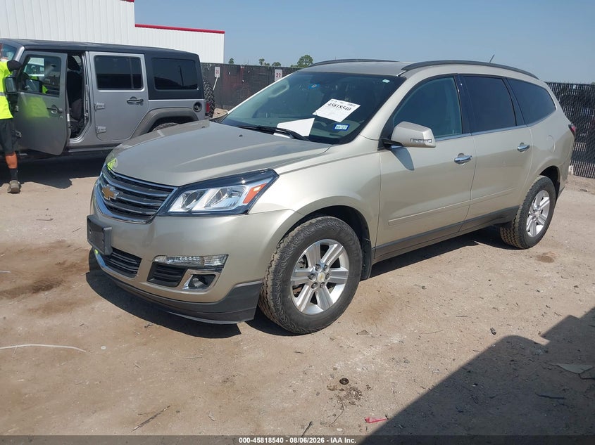 Vin: 1gnkrhkd5ej306357, lot: 46317421, chevrolet traverse lt 20142