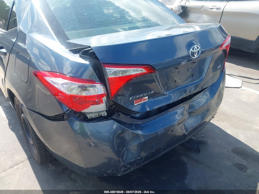 2015 TOYOTA COROLLA auction photo 6