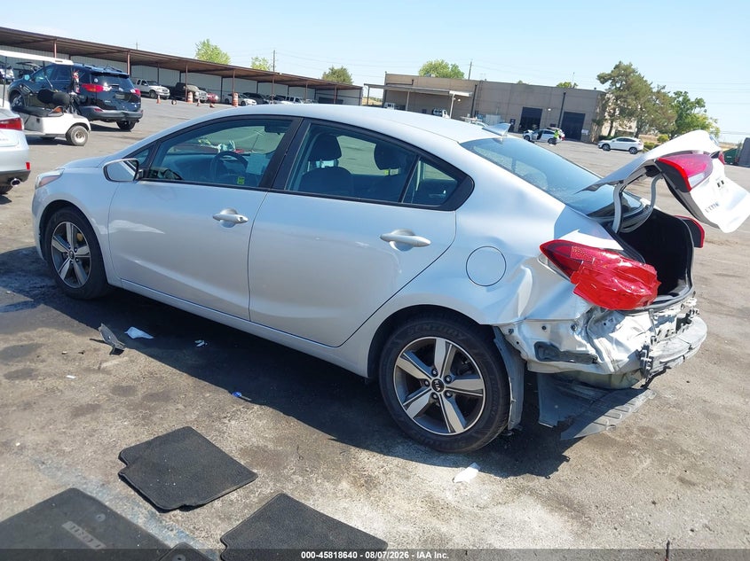 Vin: 3kpfl4a71je169893, lot: 46317521, kia forte lx 20183